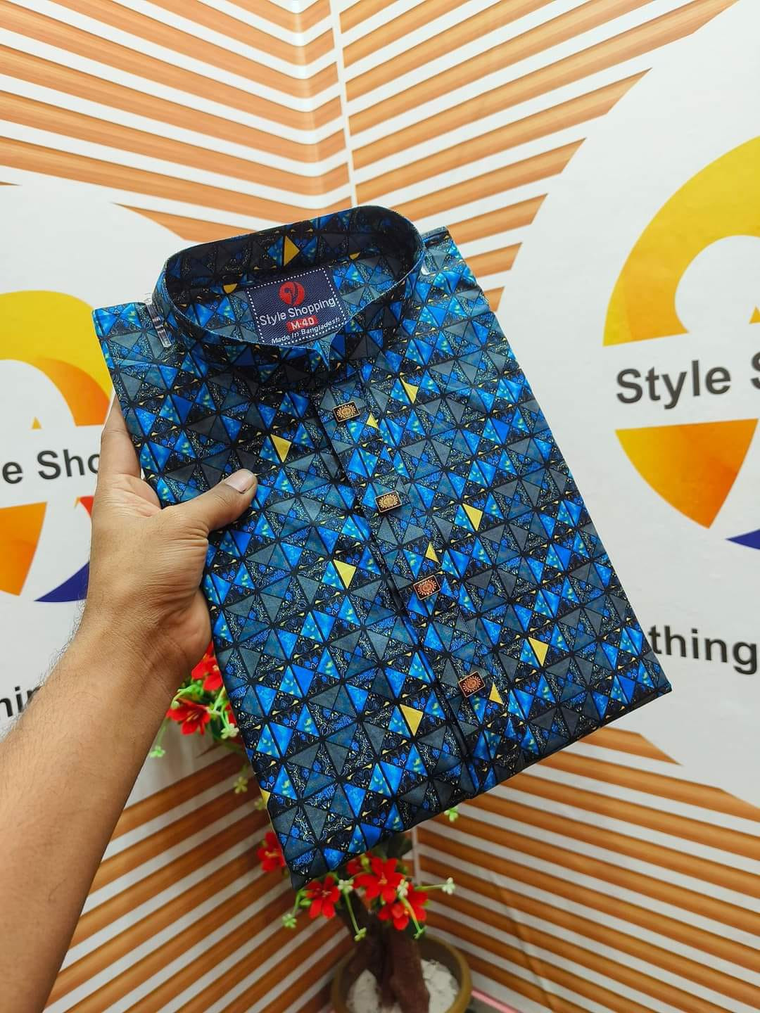 Cotton Print Panjabi-