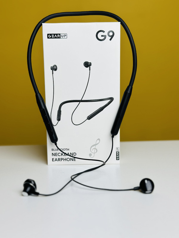 GearUP G9 Neckband Magnetic Metal Earphone With Good Quality Microphone